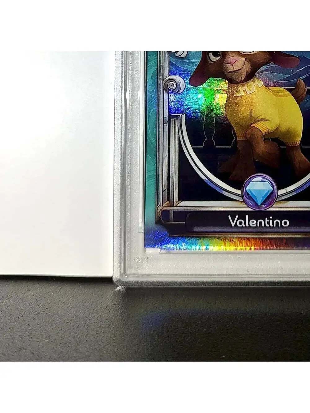 Valentino 2025 Topps Disney Wonder #150 Diamond Card Wish PSA 9